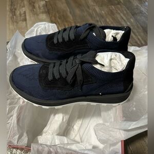 MWT $890 Etro Navy Men's Sneakers Shoes With Jacquard Paisley Prints IT 40 US 7